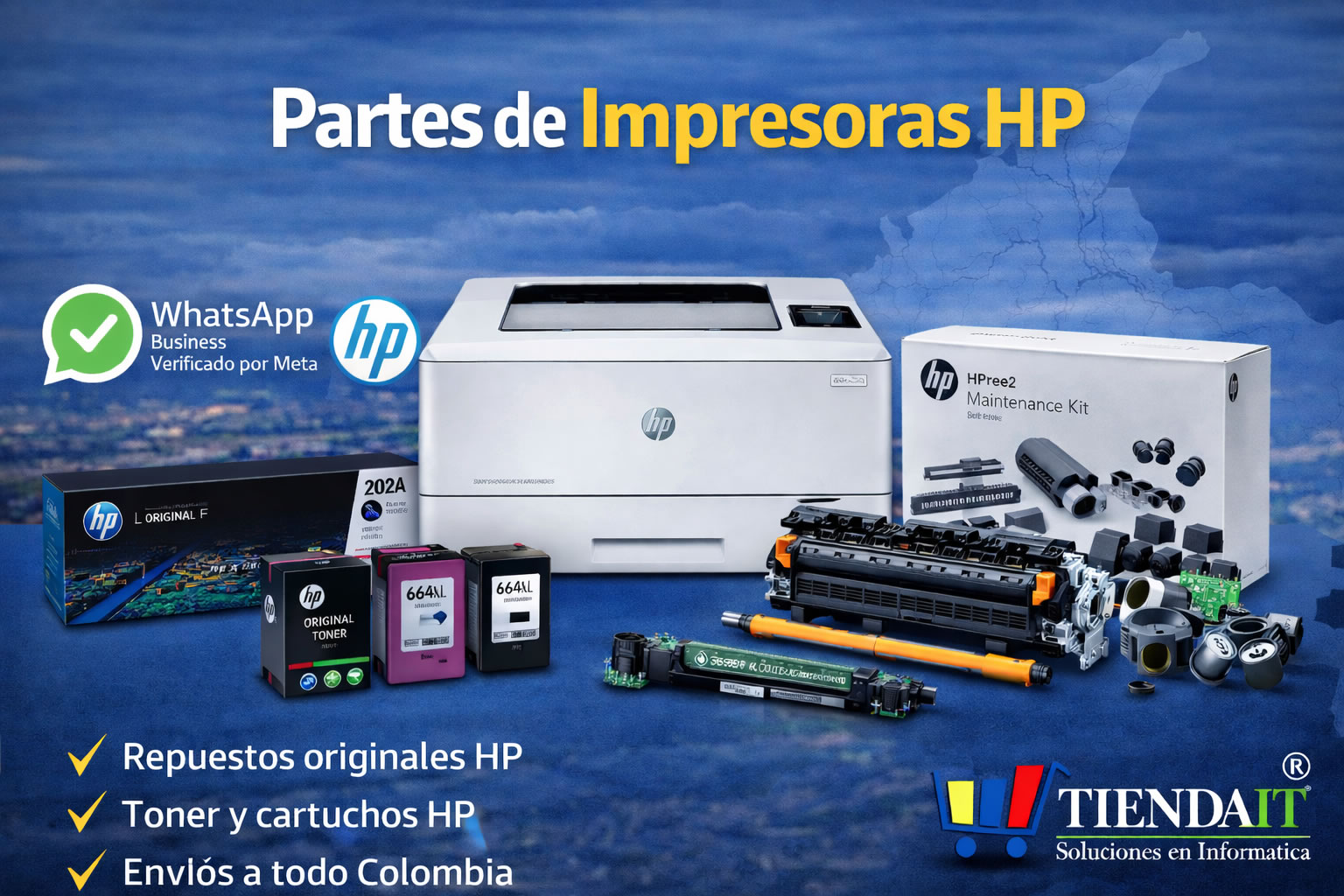 PARTES de IMPRESORAS HP en VALLEDUPAR